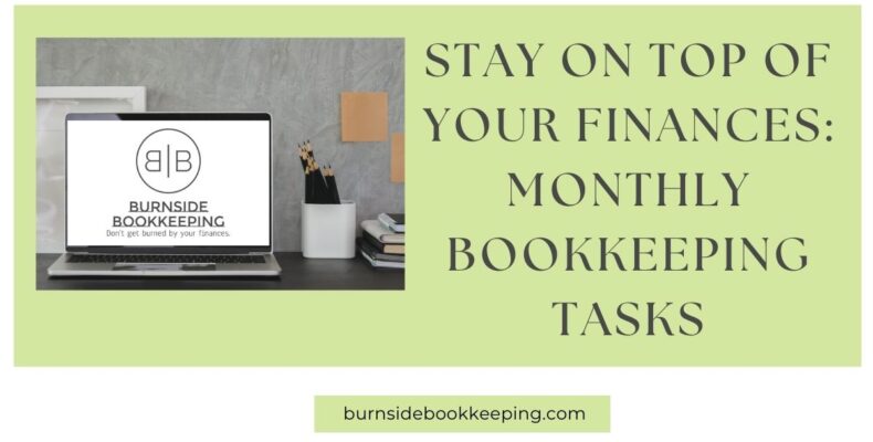 Monthly Bookkeeping Tasks