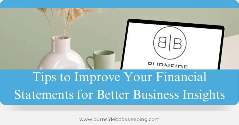 11 25 Tips To Improve Your Financial Statements 1